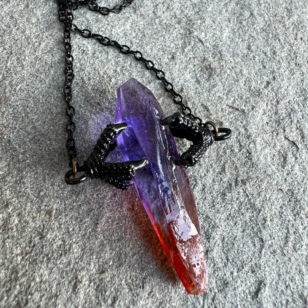 *SOLD* The Dark Crystal Pendant Necklace